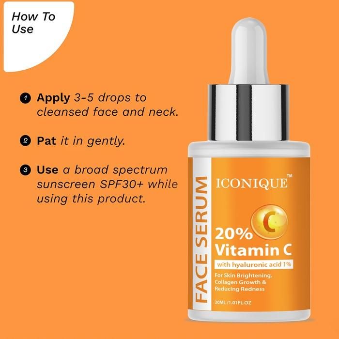 20% Vitamin C with Hyaluronic Acid 1% vitamin c serum
