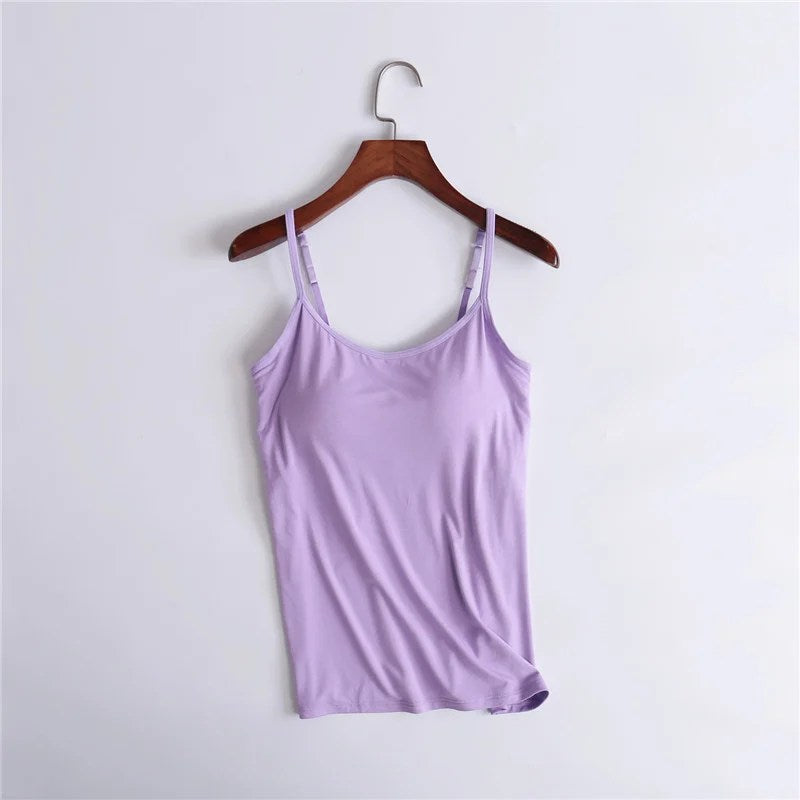Women's Loose Cami with Built-in Tank Top (Pack of 2)