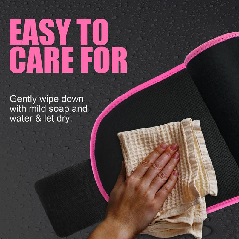 Kartopia Sweat Slim Belt for Men & Women for Fat Loss, Stomach Shaping & Workout Support | Adjustable Waist Trainer Sauna Belt for Gym, Yoga & Daily Use