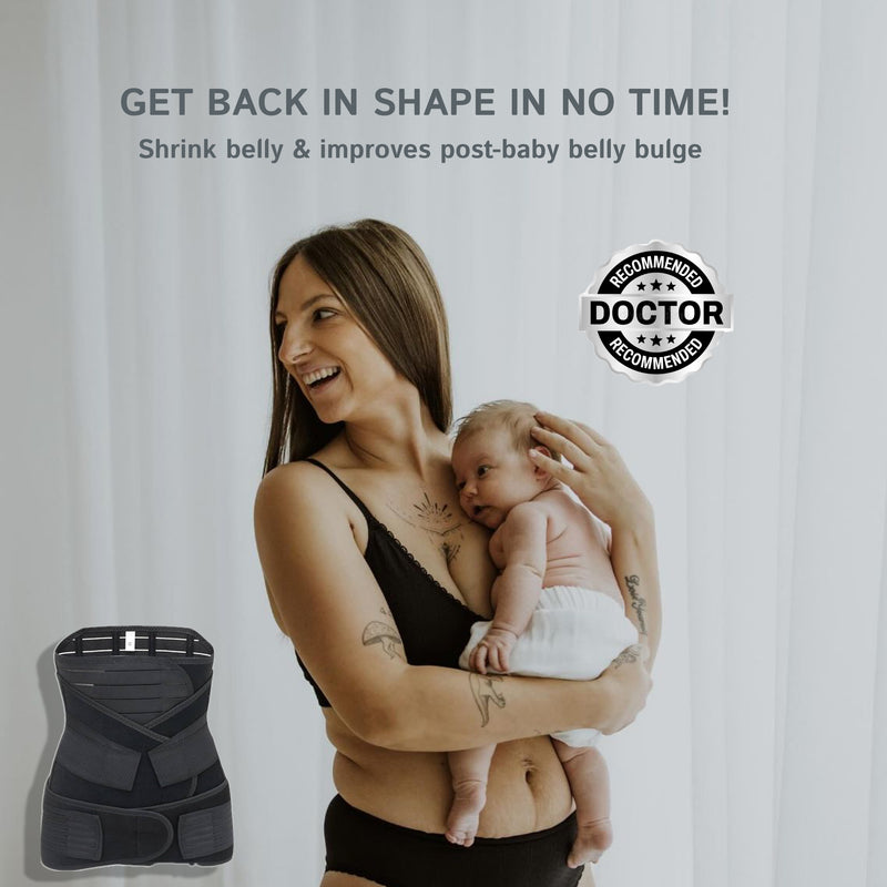 Kartopia 3-in-1 Postpartum Belt | Medical-Grade Fabric | Breathable | Skin Friendly