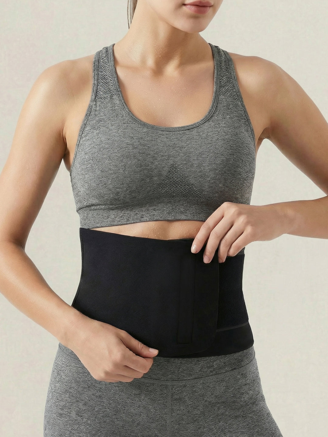 Kartopia Sweat Slim Belt for Men & Women for Fat Loss, Stomach Shaping & Workout Support | Adjustable Waist Trainer Sauna Belt for Gym, Yoga & Daily Use